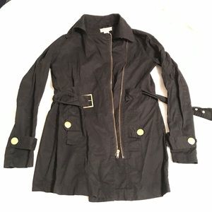 Paris Blues Chic Black Trench Coat